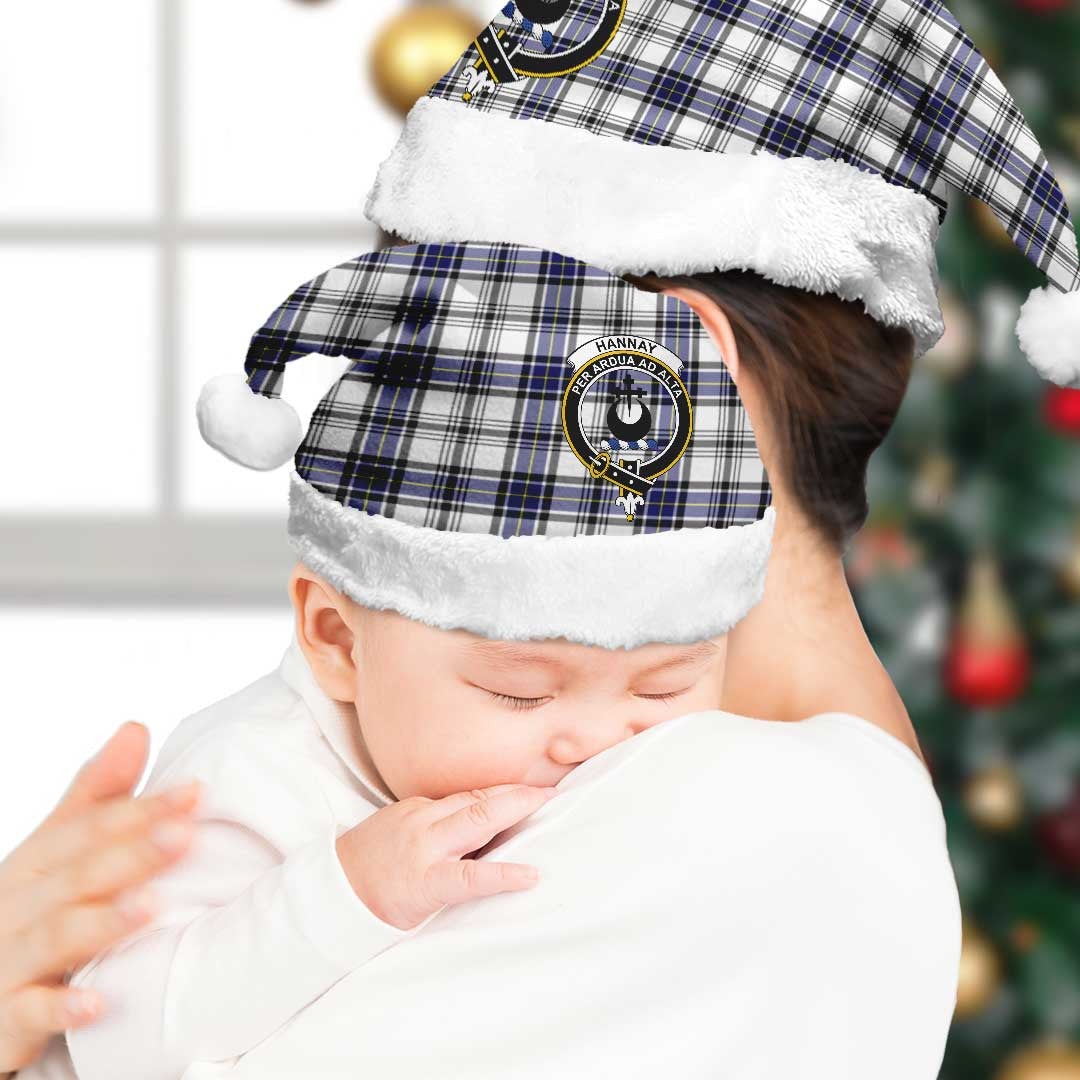 Hannay Modern Tartan Crest Christmas Hat