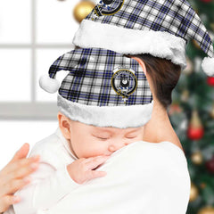 Hannay Modern Tartan Crest Christmas Hat