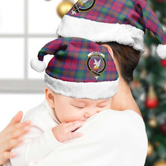 Lindsay Ancient Tartan Crest Christmas Hat