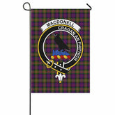 MacDonell of Glengarry Tartan Crest Garden Flag