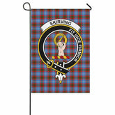 Skirving Tartan Crest Garden Flag