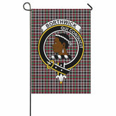Borthwick Tartan Crest Garden Flag