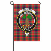 Christie Tartan Crest Garden Flag