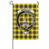 Barclay Tartan Crest Garden Flag