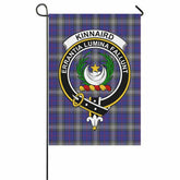 Kinnaird Tartan Crest Garden Flag