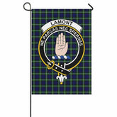 Lamont Tartan Crest Garden Flag