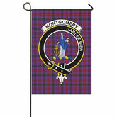 Montgomery Tartan Crest Garden Flag