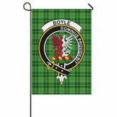 Boyle Tartan Crest Garden Flag