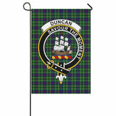 Duncan Tartan Crest Garden Flag
