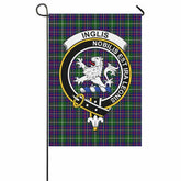 Inglis Tartan Crest Garden Flag