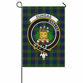 Dundas Tartan Crest Garden Flag