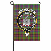 MacDonald (Clan Ranald) Tartan Crest Garden Flag