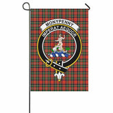Monypenny Tartan Crest Garden Flag
