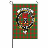 Middleton Tartan Crest Garden Flag