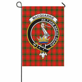 MacQuarrie Tartan Crest Garden Flag