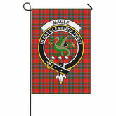 Maule Tartan Crest Garden Flag