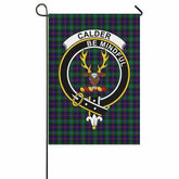 Calder Tartan Crest Garden Flag