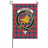MacTavish Tartan Crest Garden Flag