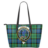 Forsyth Ancient Tartan Crest Leather Tote