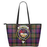 MacDonald Modern Tartan Crest Leather Tote