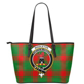 Middleton Modern Tartan Crest Leather Tote