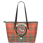 MacDougall Ancient Tartan Crest Leather Tote