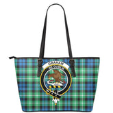 Graham of Montrose Ancient Tartan Crest Leather Tote