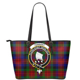 Tennant Tartan Crest Leather Tote