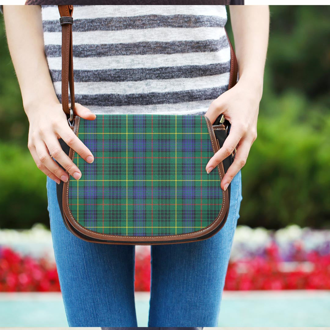 Stewart Hunting Modern Tartan Plaid Saddle Bag