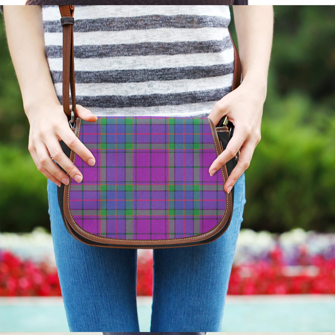 Wardlaw Modern Tartan Plaid Saddle Bag