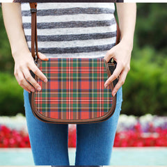 Stewart Royal Modern Tartan Plaid Saddle Bag