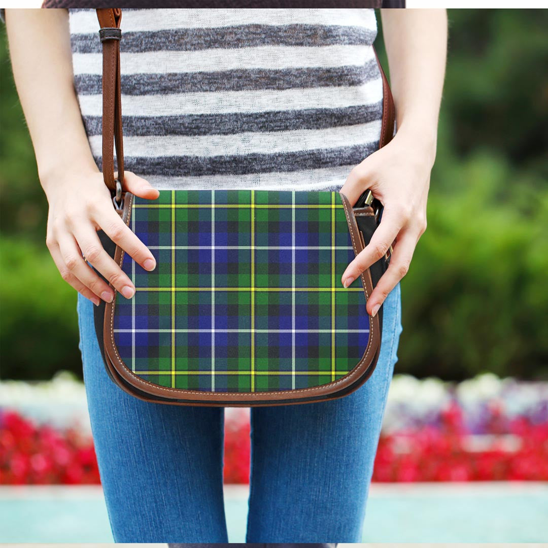 MacNeill of Barra Modern Tartan Plaid Saddle Bag