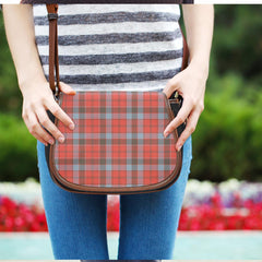 Robertson Weathered Tartan Plaid Saddle Bag