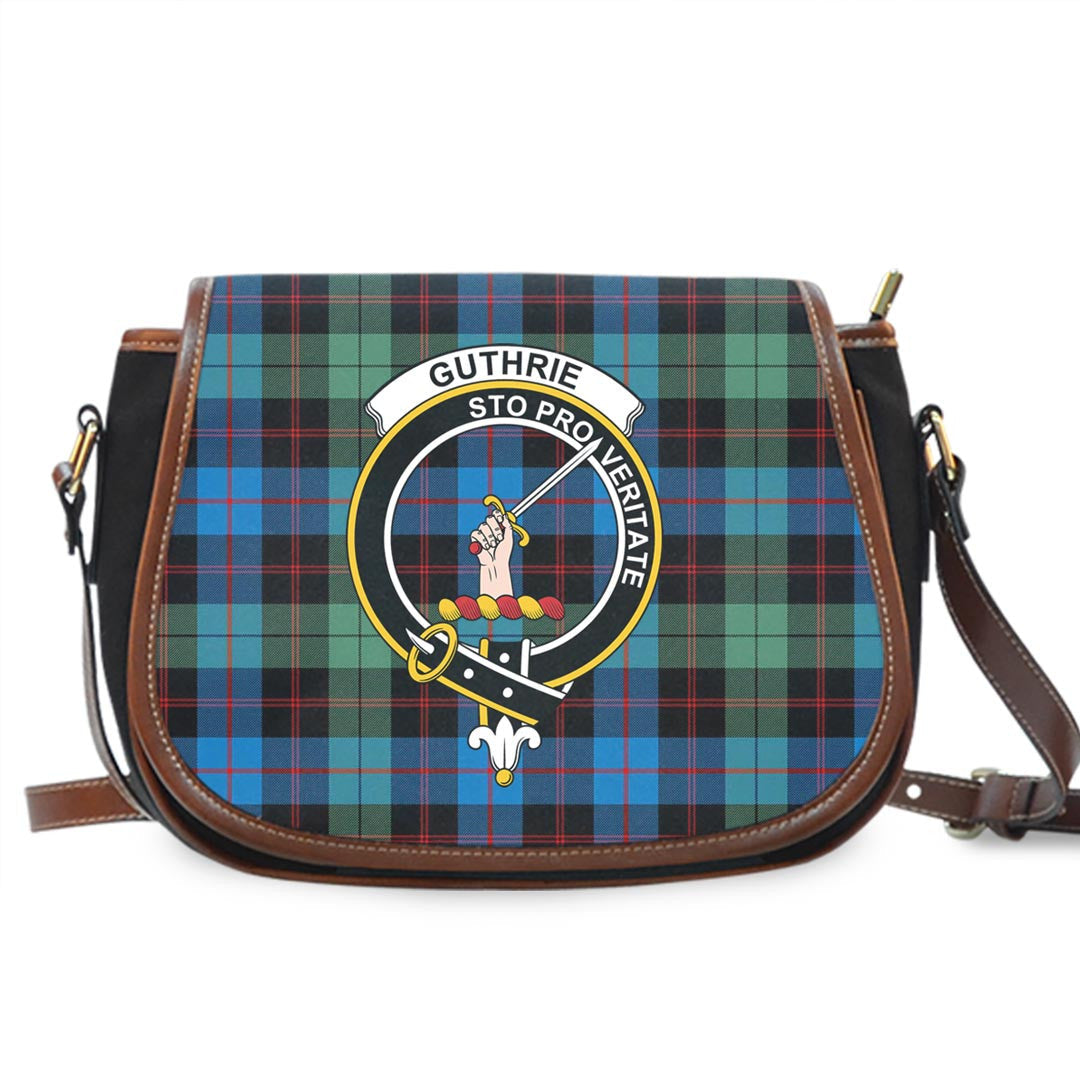Guthrie Ancient Tartan Crest Saddle Bag