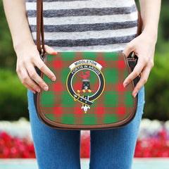 Middleton Modern Tartan Crest Saddle Bag