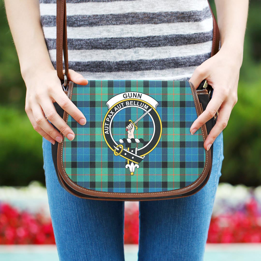 Gunn Ancient Tartan Crest Saddle Bag