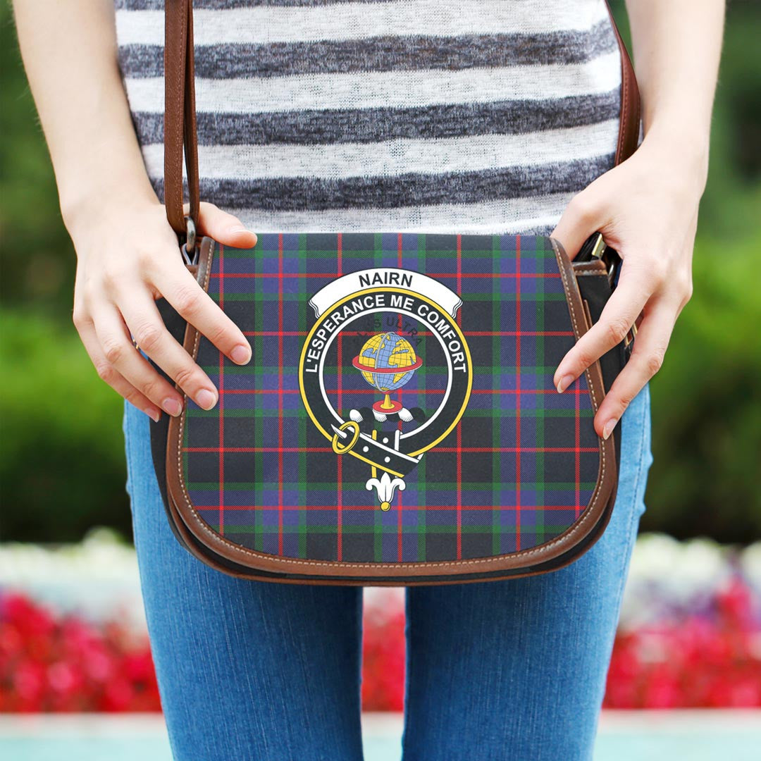 Nairn Tartan Crest Saddle Bag