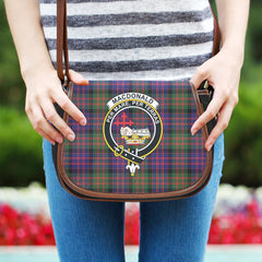 MacDonald Modern Tartan Crest Saddle Bag
