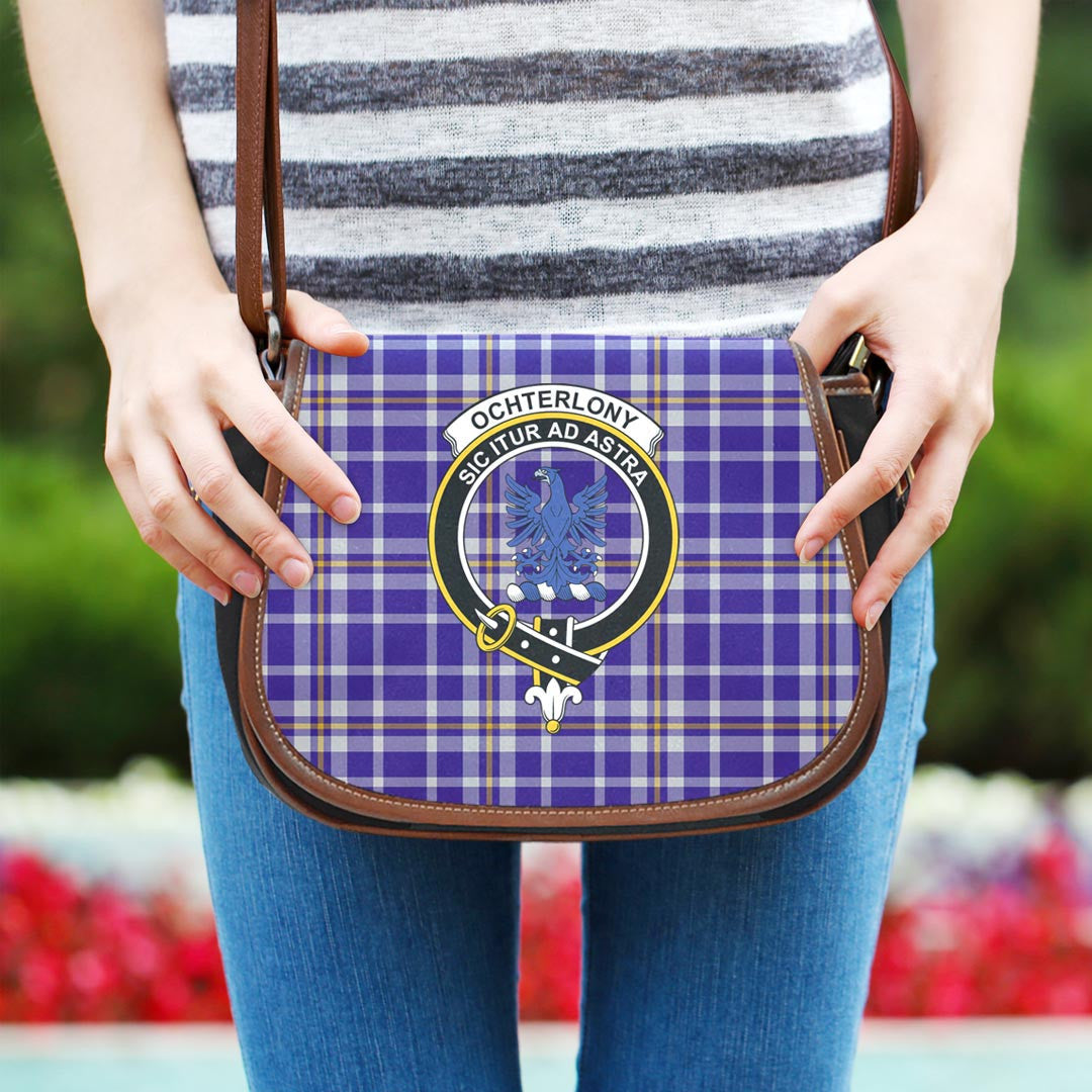 Ochterlony Tartan Crest Saddle Bag