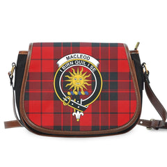 MacLeod of Raasay Tartan Crest Saddle Bag