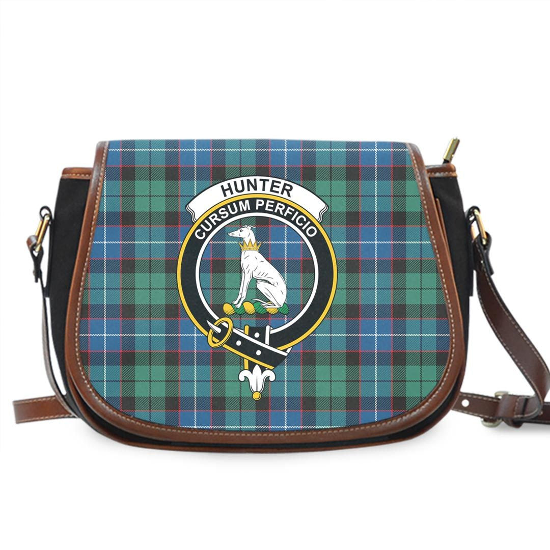 Hunter Ancient Tartan Crest Saddle Bag