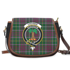 Crosbie Tartan Crest Saddle Bag
