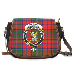Stewart of Appin Modern Tartan Crest Saddle Bag
