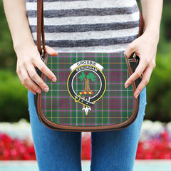 Crosbie Tartan Crest Saddle Bag