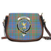 Stewart of Appin Hunting Ancient Tartan Crest Saddle Bag