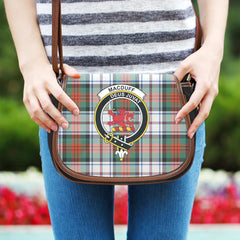 MacDuff Dress Ancient Tartan Crest Saddle Bag