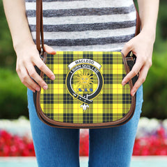 MacLeod of Lewis Modern Tartan Crest Saddle Bag