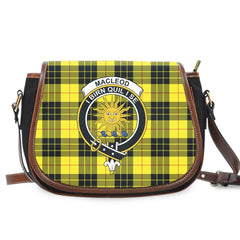 MacLeod of Lewis Modern Tartan Crest Saddle Bag