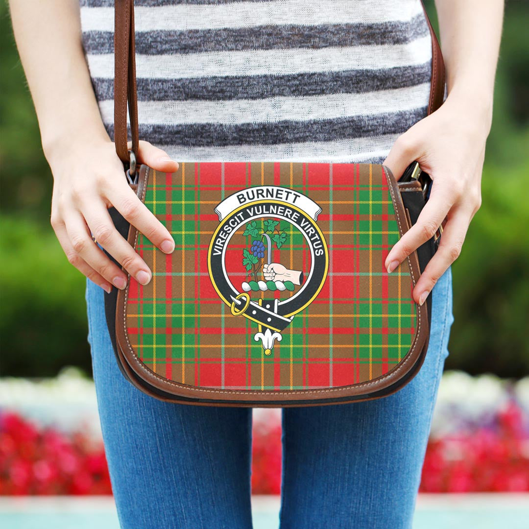 Burnett Ancient Tartan Crest Saddle Bag
