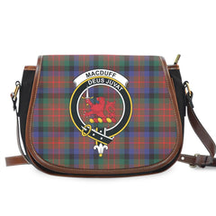 MacDuff Hunting Modern Tartan Crest Saddle Bag